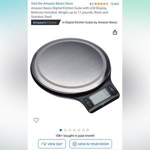 Amazon Basics digital scale